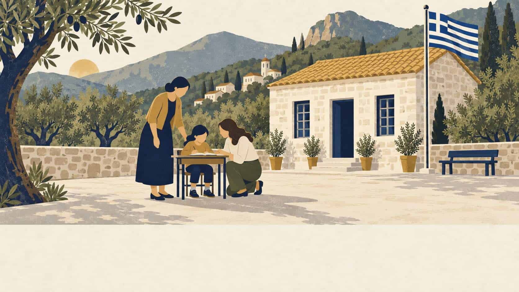 ποβάθμιση ολιγοθέσιου σχολείου: μικρό δημοτικό σχολείο χωριού και μαθητής με παράλληλη στήριξη